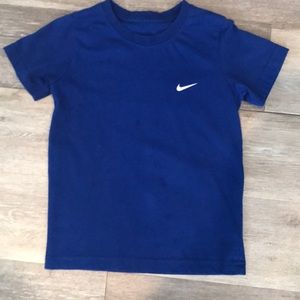 Blue Nike short sleeve shirt. Size 7